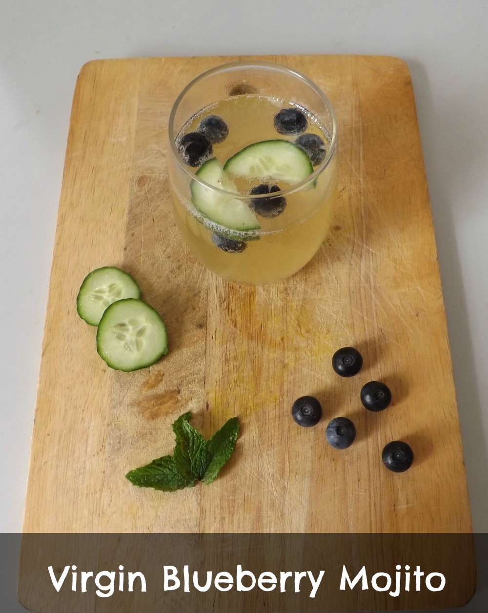 Virgin Blueberry Mojito - Healthier Water. Move Love Eat Blog