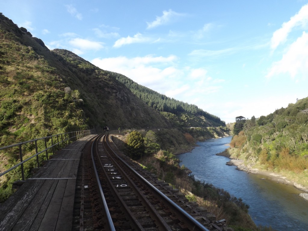 Manawatu Gorge Walk View from a Bridge