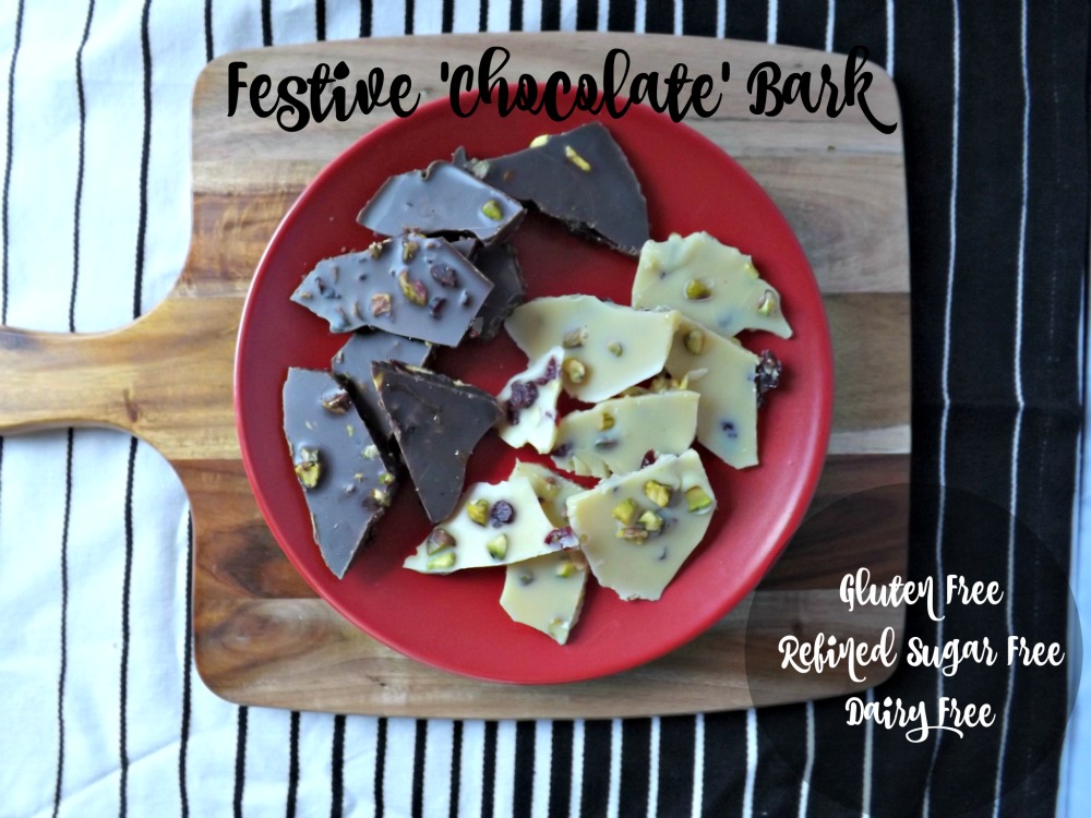 Festive Chocolate Bark - Dairy Free