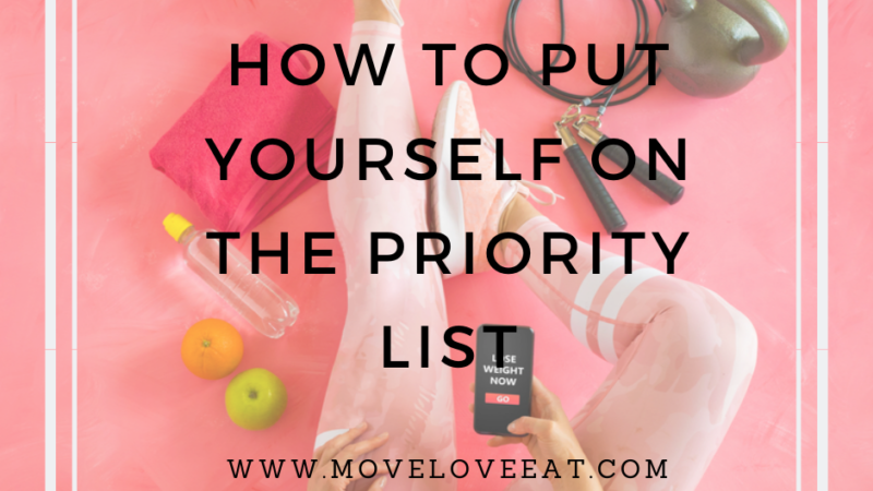 How to put yourself on your priority list [Especially for those who are always busy!]