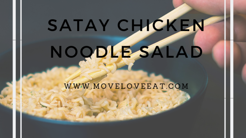 Satay Chicken Noodle Salad Recipe