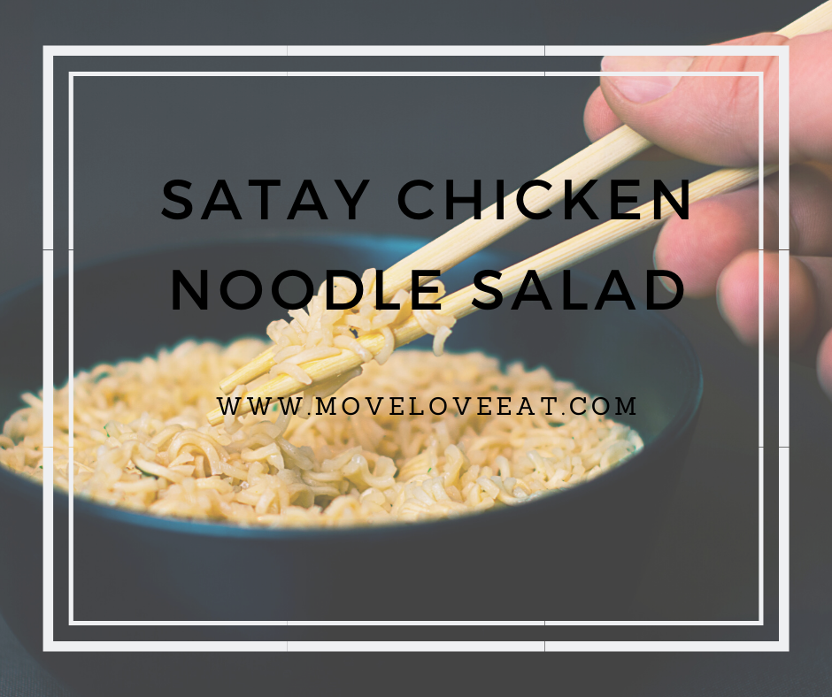 Satay Chicken Noodle Salad Recipe