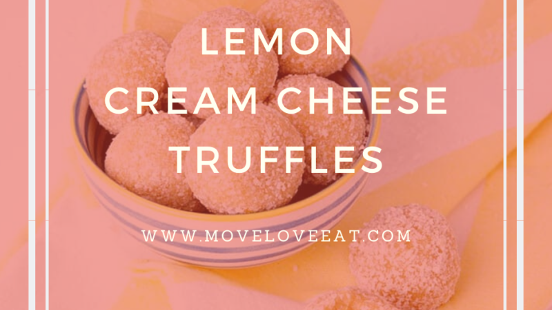 Lemon Creamcheese Truffles [No Bake Snacks]