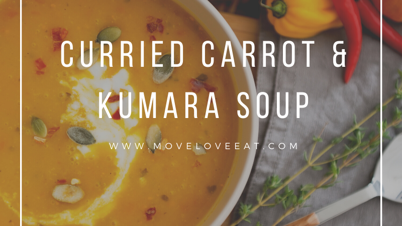 Curried Carrot & Kumara Soup Recipe